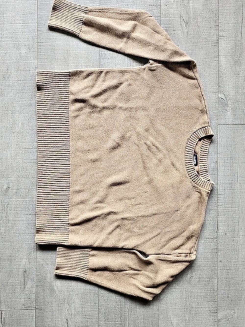 Lands' End Drifter Cotton Crewneck Sweater